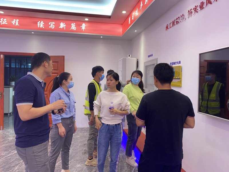 中建一局采购认真人一行莅临优发国际集团实地考察_优发国际-新闻中心
