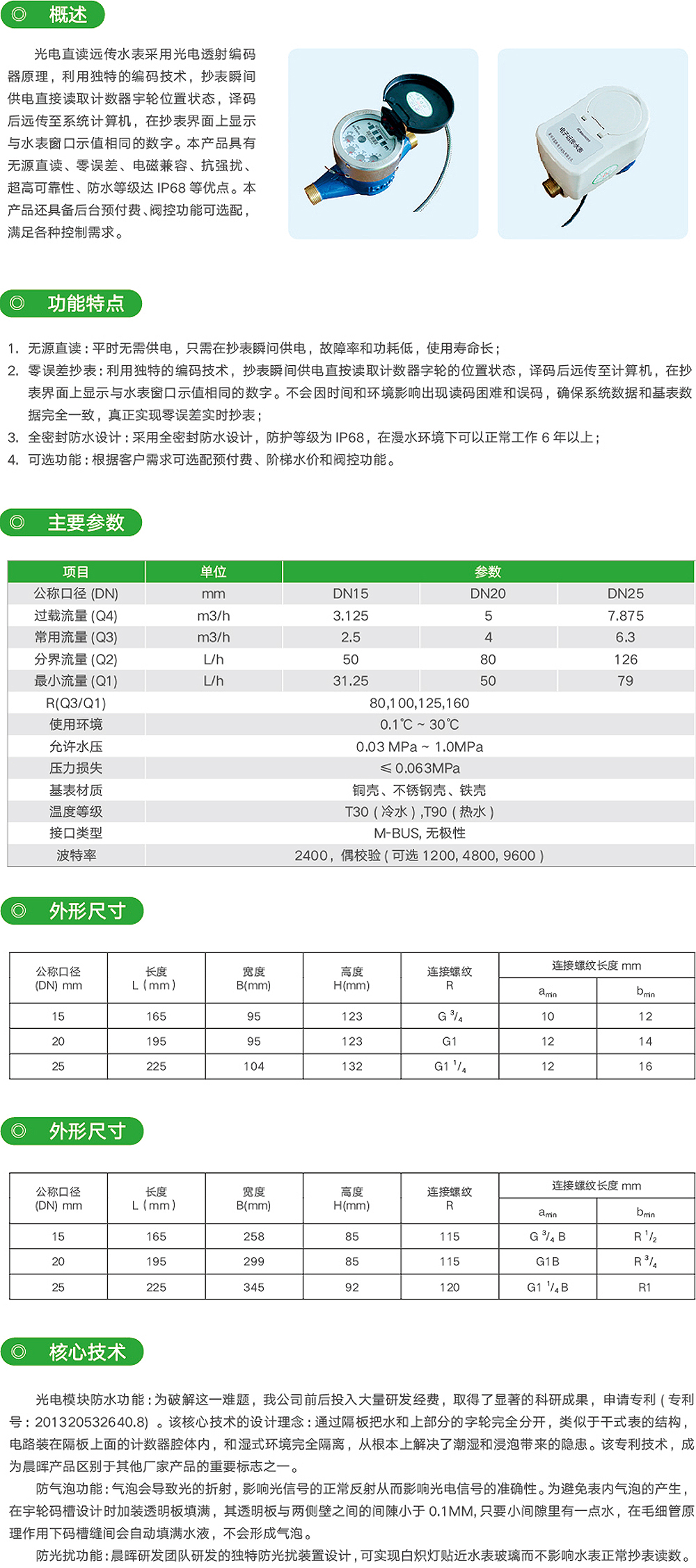 CHYG-K15~25系列远传水表_优发国际-产品及效劳
